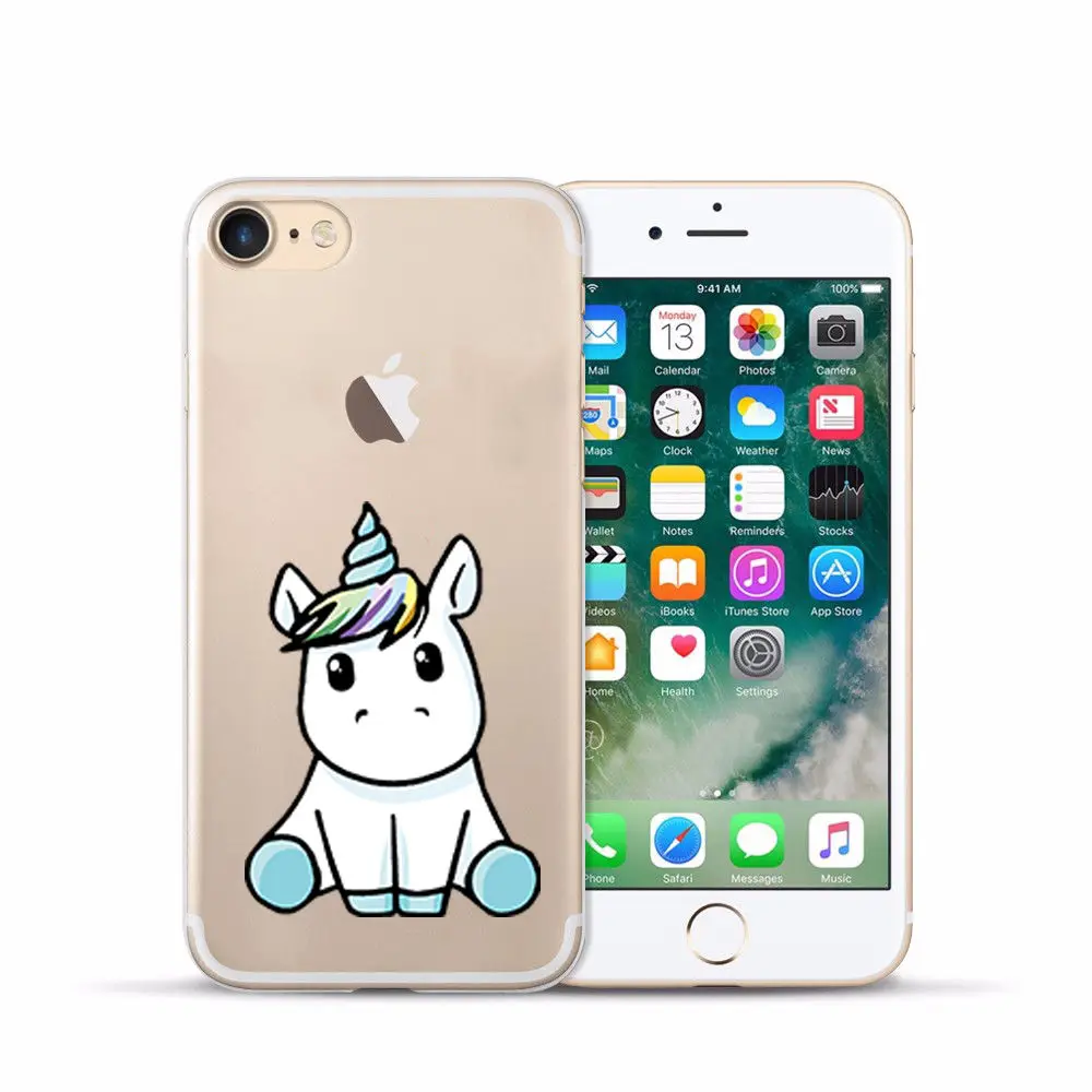 Arvin Plain Case FOR Iphone 7 5 5S 6sPlus X XS Max XR Painting Silicon Cover FOR Iphone 6s Soft Clear Protective TPU Back Cover (1)