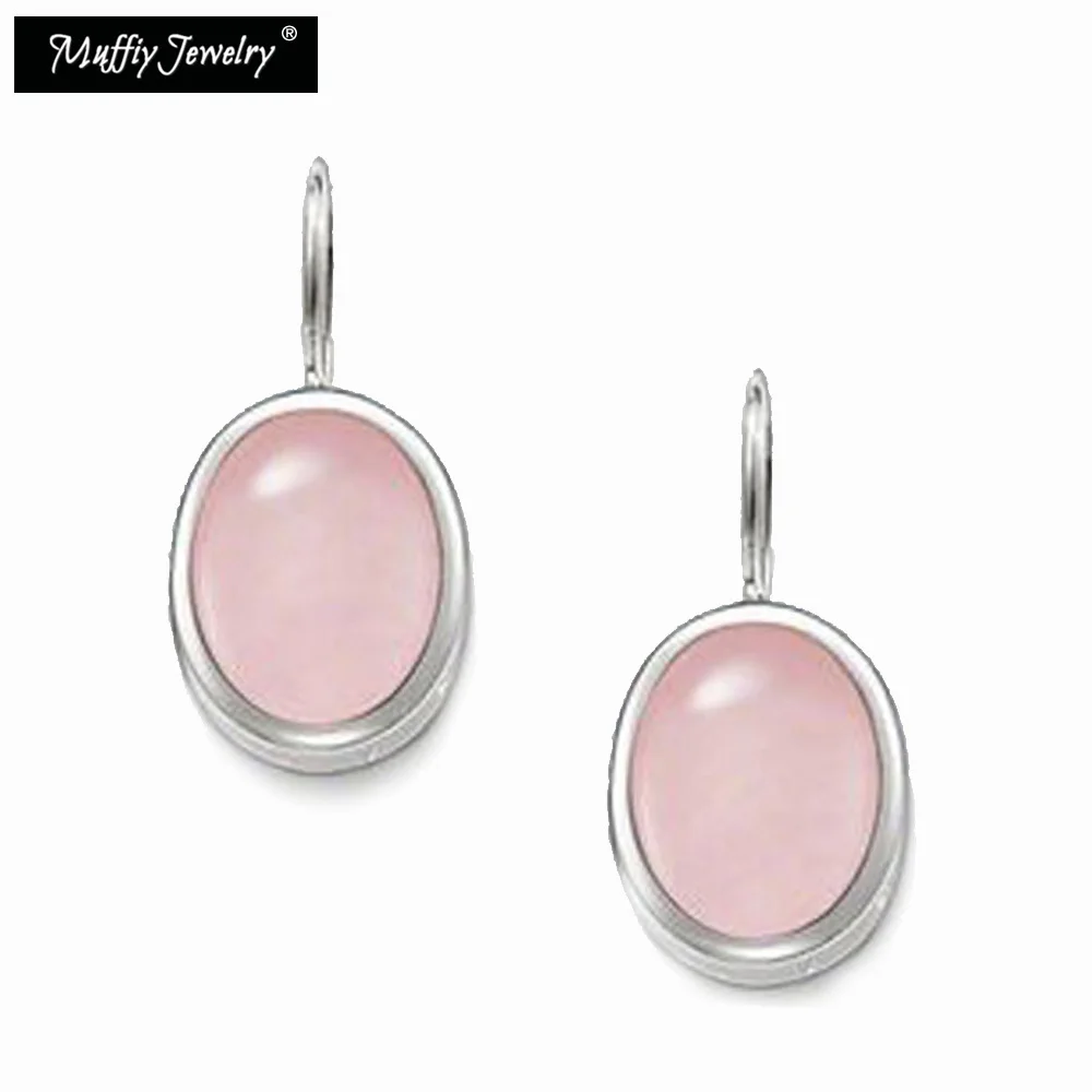Розовые Овальные серьги, Томас Стиль Glam мода хорошее ювелирное изделие для женщин, Ts подарок из 925 пробы серебра, Супер предложения