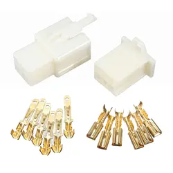 10 шт. 6Way 2,8 мм Mini Connector Kit для мотоцикла Honda Pin автомобилей терминал лезвия