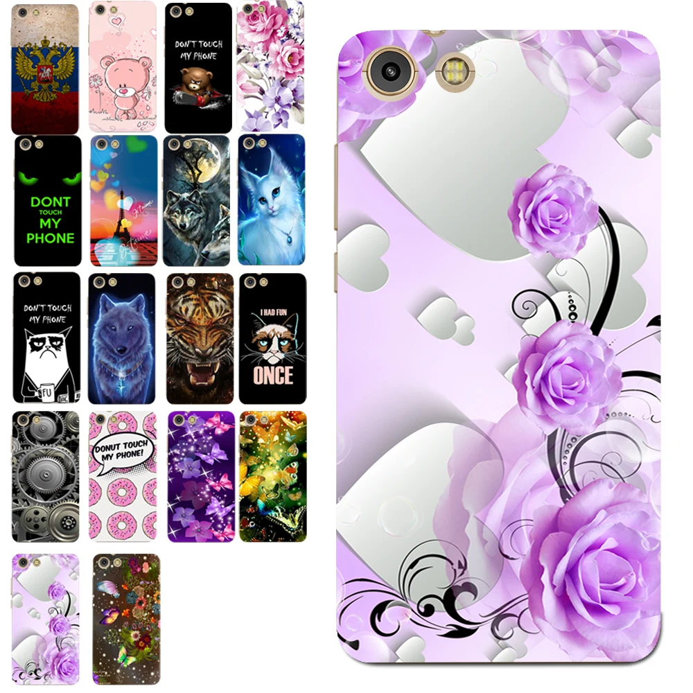 

Love Heart Art Rose Shell Bag Housing for Prestigio Grace S7 LTE PSP7551DUO Flower Pattern Case Cover