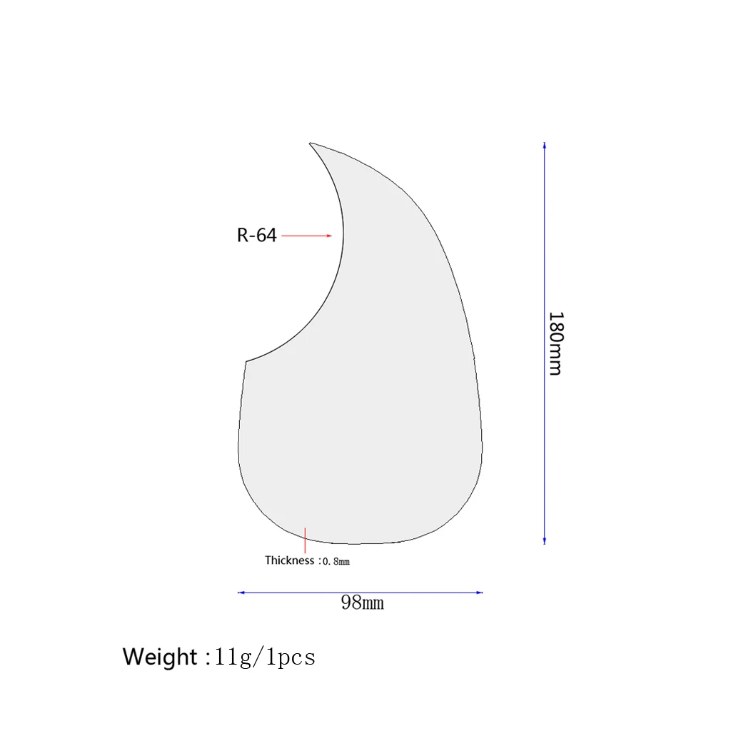 1 шт Народная Акустическая гитара pick guard анти-царапина пластина самоклеющаяся pick Guard наклейка гитара-подарок милые украшения