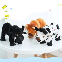 Детская плюшевая игрушка бразильский бычок электрическая плюшевая игрушка плюшевая животная электрическая игрушка
