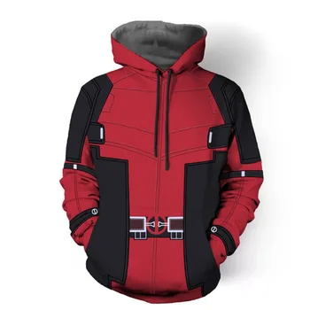 

SzBlaZe Unisex Deadpool 3D Print Casual Hoodies the film Sweatshirt With Cap Comics Womens Neutral Spring Autumn Clothing