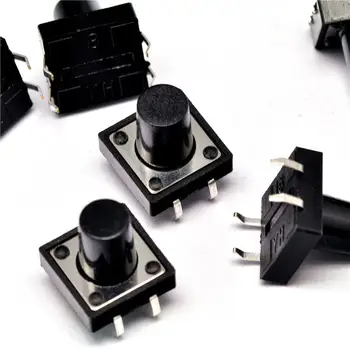 

12*12*12MM Tact Switch Vertical 4 Pin Imported Shutter Micro Switch (100PCS)
