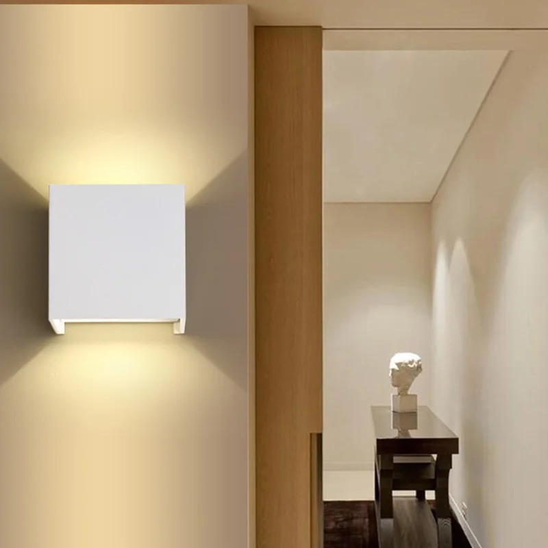 Newest LED Waterproof Outdoor Indoor Wall Sconces Lamp Walllight IP67 Surface Mounted Cube Light --