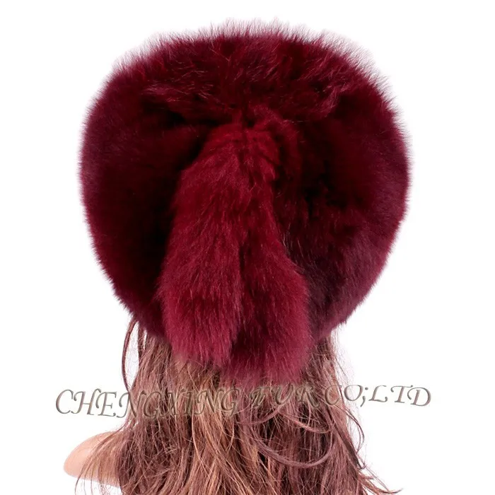 CX-C-169A дизайн высокого качества из меха енота женские модные шляпы