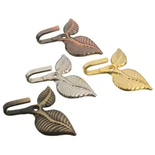 Простой лист занавес галстук сзади стены Крючки Металлические Tieback держатели шляпа пальто вешалка для одежды аксессуары для домашнего декора