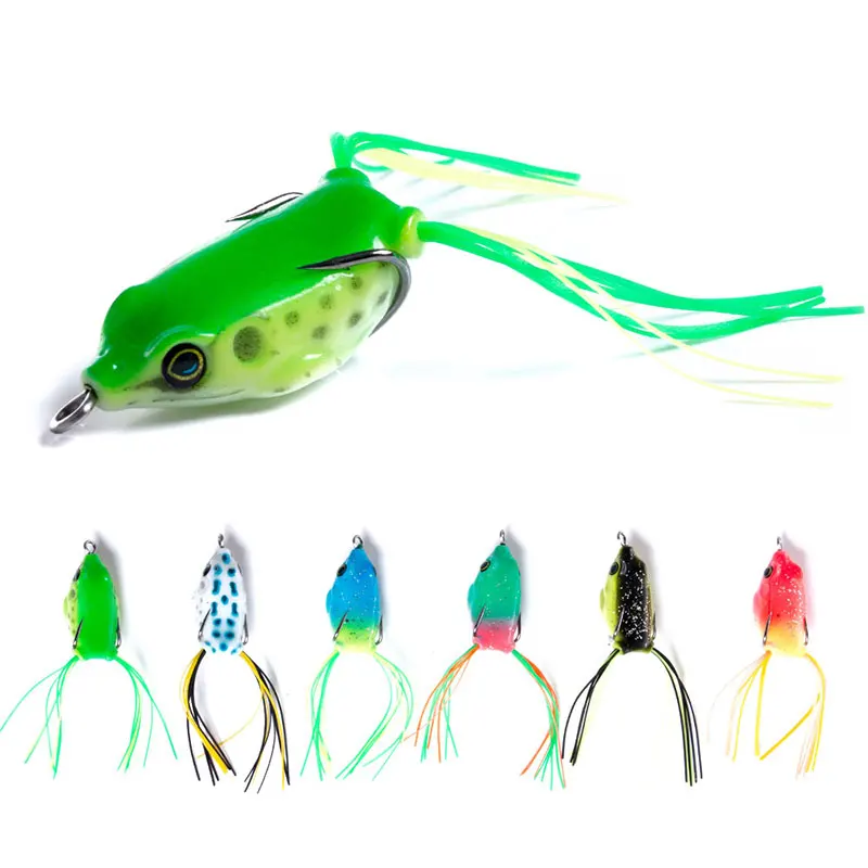 Grenouille Topwater Leurres De Pêche 5pcs Jump Frog Bait Avec