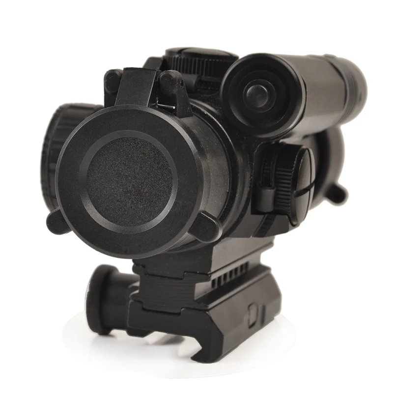 

SEIGNEER Tactical New M4 2MOA Red&Green Dot Optic Laser Sight Scope 20mm Rail Mount Red Dot Collimator Reflex Sight for NVD