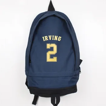 

Kyrie Irving Canvas Backpack High Quality Men Women Laptop Backpack Large Capacity Travel Backpack Boy Girl School Bag