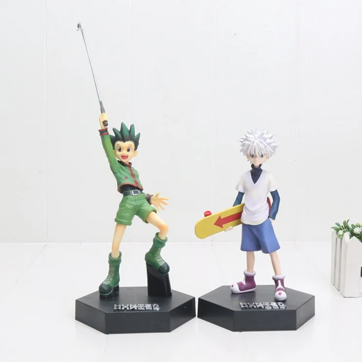 

Hunter X Hunter Action Figure 16cm Anime Cartoon GON FREECSS & Killua Zoldyck PVC Action To'y Figure Children Toys Gifts