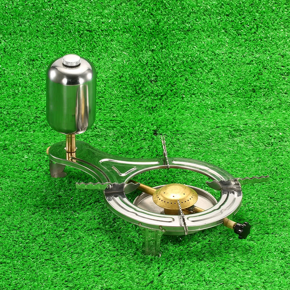 

New Design Outdoor Liquid Alcohol Cooking Stove Gasify Camping Stove Furnace Burners for Outdoor Picnic Hiking Camping Equipment