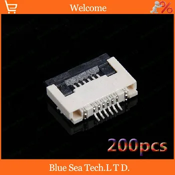

200pcs FPC/FFC connector cable socket 6 pin 0.5mm connector for LCD screen interface of DVD/GPS/MP3/PDA/Phone ect.ROHS