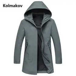2019 новые весенние стильное пальто Для мужчин модные плащ куртка Для мужчин повседневные пальто Куртки Классическая верхняя одежда Для