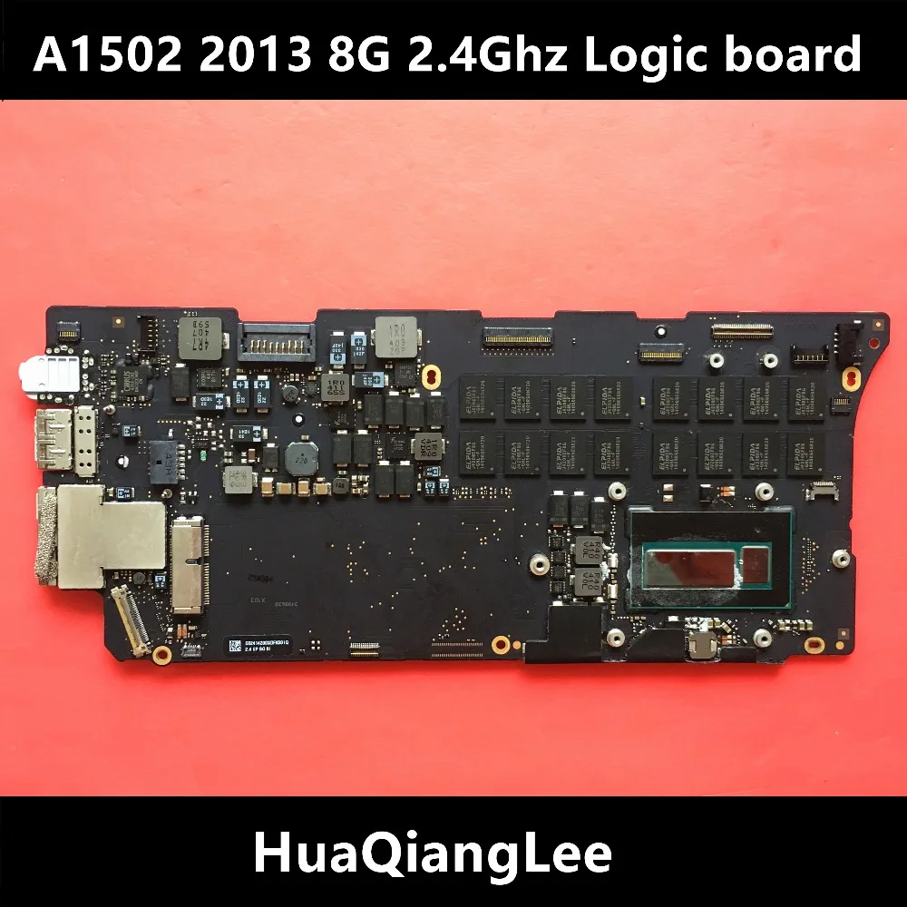 Оригинальная материнская плата для Macbook Pro A1502 ноутбука 2013 год 820-3476-A 2 4 ГГц 8 ГБ 100%