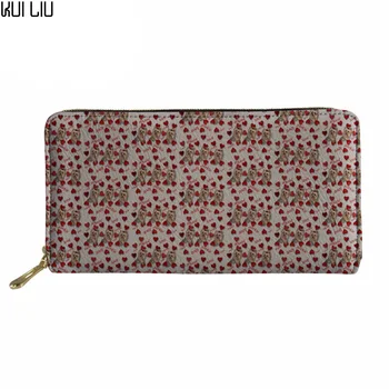 

Clutch cute Yorkie Design Wallets girl Thin Zipper PU Leather Purse Ladies Casual Money Bag Cash Holder Wallet sac place