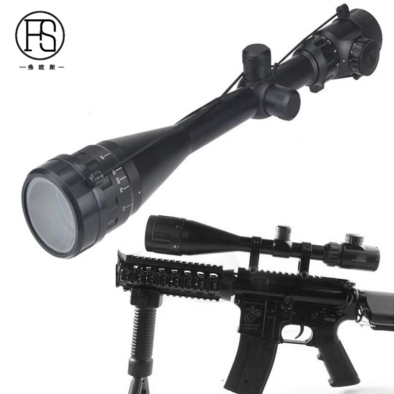 Optical Sight 6-24X50 AOE Rifle Scope Outdoor Hunting Adjustable Green Red Dot Illuminated Riflescope Fit For 11mm Or 20mm Rail Optical Sight 6-24X50 AOE Rifle Scope Outdoor Hunting Adjustable Green Red Dot Illuminated Riflescope Fit For 11mm Or 20mm Rail