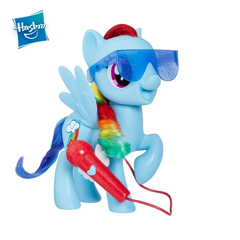 

Hasbro My Little Pony Singing Rainbow Dash With Music Voice Action Figure Collection Model Girls Gift Dolls 21CM