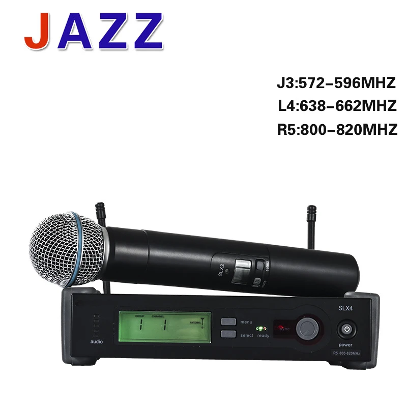 Бесплатная доставка высокого качества UHF PRO mic SLX24/beta58A Беспроводной система