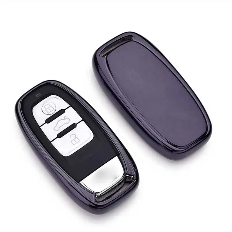 3 кнопки TPU чехол для автомобильного ключа Audi A4L A5 A6L A7 A8 Q5 SQ5 S7 S8 S5 S6 RS5 RS7 защитная