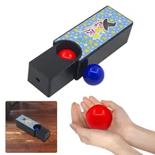 A Set Changeable Magic Box Turning The Red Ball Into The Blue Ball Props Magic Tricks Toys Classic Toys into the magic shop