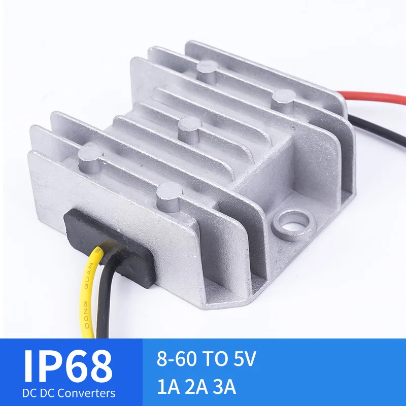 

8-60V to 5V1A 2A 3A Step-Down DC DC Converter Vehicle Power Supply