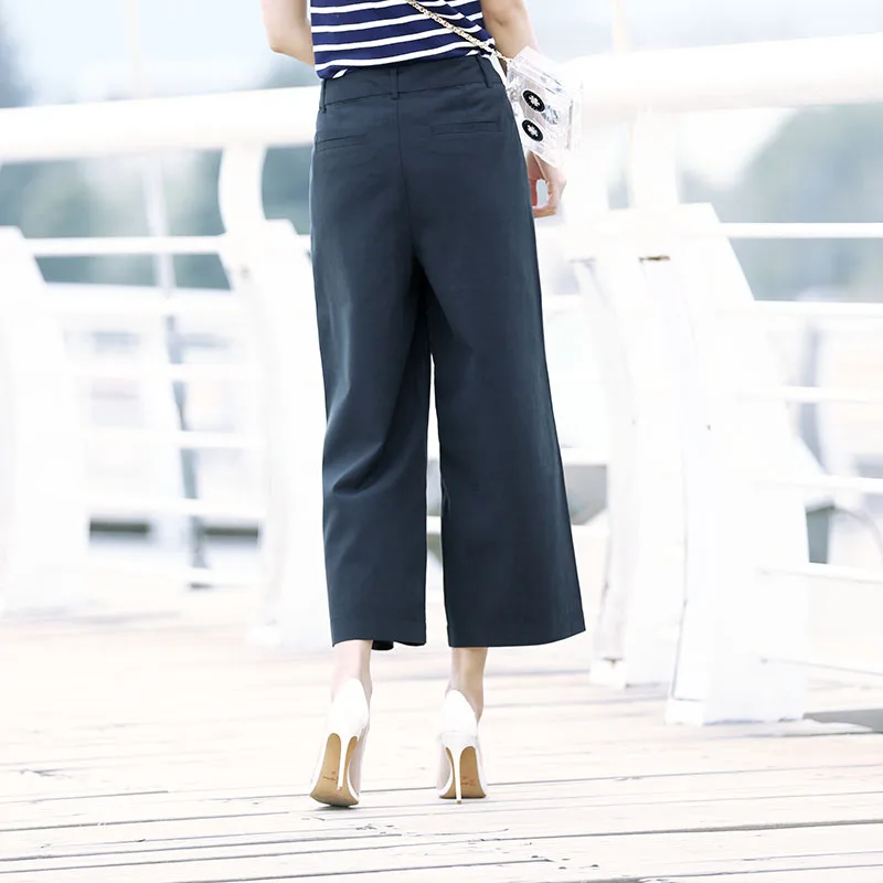 YERAD Office Lady Women Wide Leg Pants 