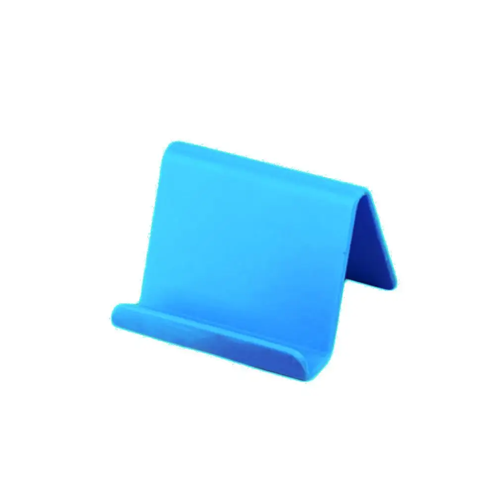 Mobile Phone Holder Table Desktop Stand Plastic Desk Mount Candy Color Mini Portable Holder Universal Bracket For Smartphone wall phone holder Holders & Stands