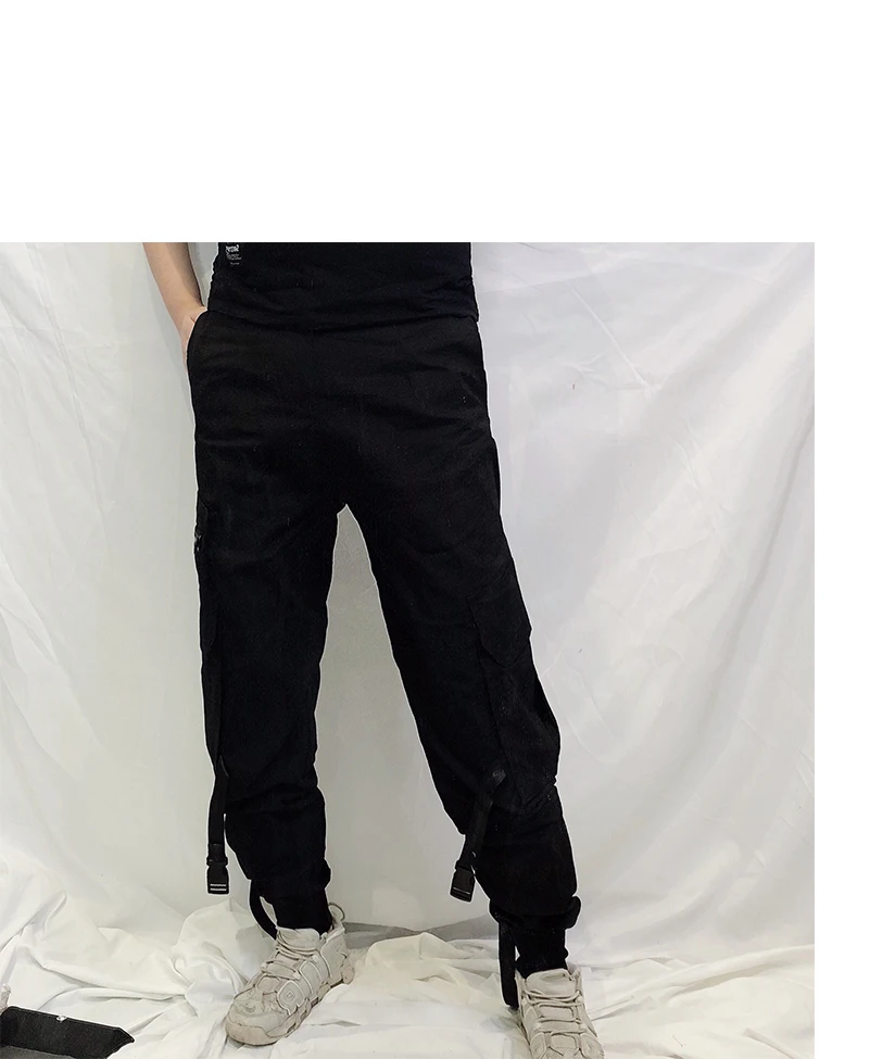 Мужские джоггеры брюки мужские камуфляж уличная Harajuku Хип-хоп Брюки Sweatpant мульти-карманы хлопок комбинезон в военном стиле брюки JA139