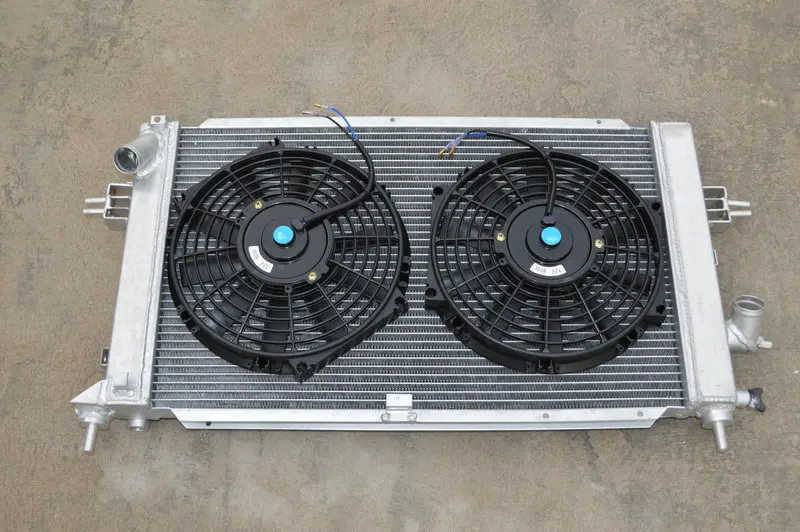 Aluminum alloy radiator + Fans for fit Opel Vauxhall Astra VXR Z20LEH