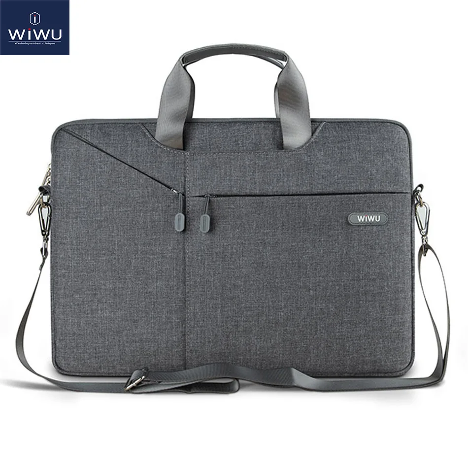 

WiWU Laptop Bag Case 15.6 15.4 14.1 13.3 17.3 Messenger Bags for MacBook Air 13 Case Waterproof Notebook Bag for MacBook Pro 15