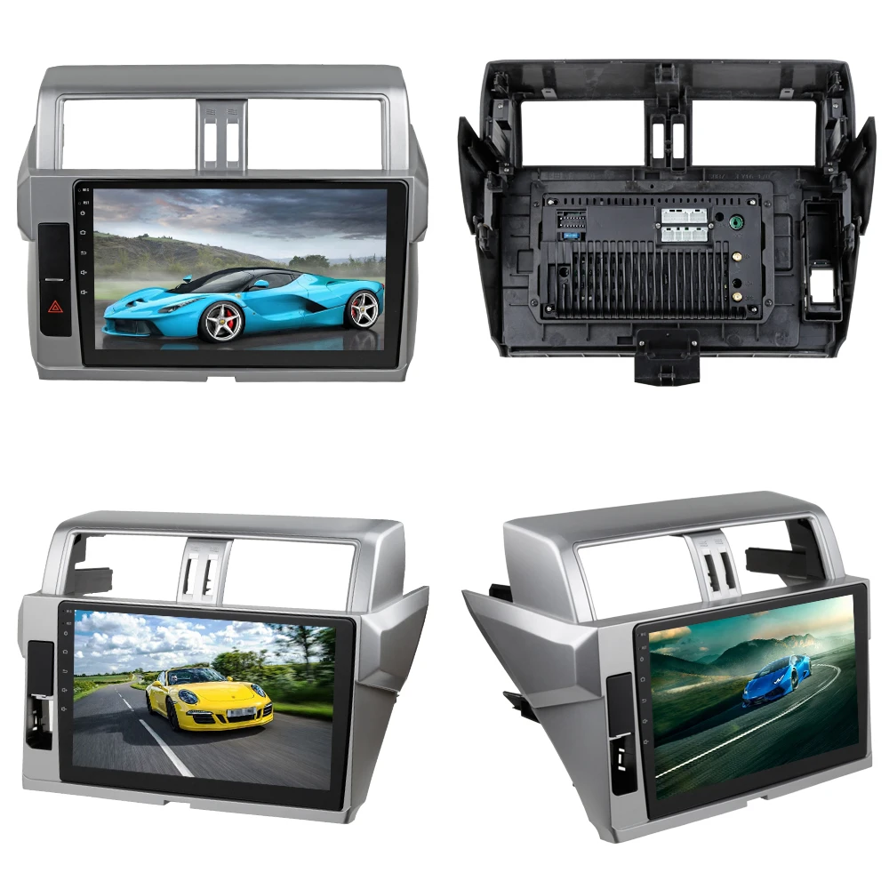 Cheap Sinosmart  Android 8.1 2Din IPS/QLED 2.5D screen car gps radio navigation player for Toyota Prado 2014-2018 1