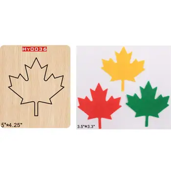 

Maple leaves wooden die cutting dies Suitable for common die-cutting machines in the market