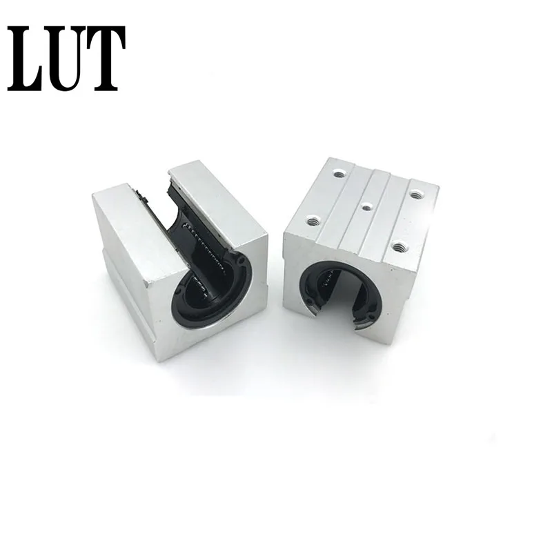 4 pcs SBR10/SBR12/SBR16/SB20 Linear Bearing 10mm 12mm 16mm 20mm  Linear Bearing Slide  CNC parts linear slide for linear guide