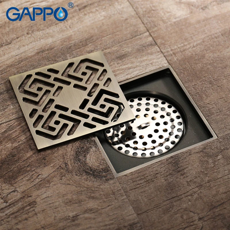 Gappo Drains Shower Anti Odor Water Drain Floor Cover Bathroom