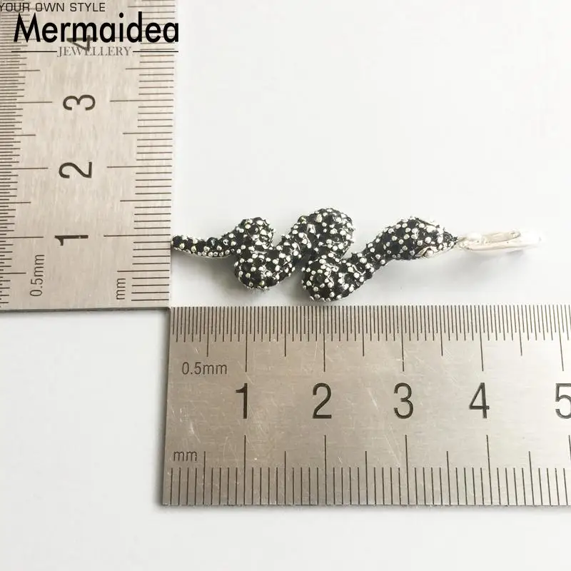 Подвеска черная змея Новая мода 925 серебро ювелирные изделия Стиль Стерлинговое ожерелье аксессуары подарок для женщин