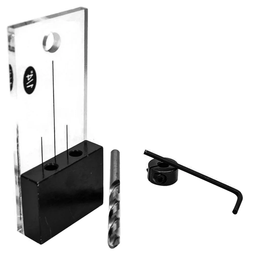 

1/4" Locator Fast Position Engraving Machine Accessories Metal Woodworking Tool Hole Puncher Positioner Drilling Jig Templates