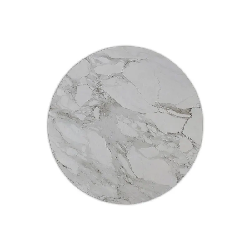 Black and white marble background Round Mouse pad Customized Non Slip Rubber Round Mouse pad Non Slip Rubber Mouse pad Gaming Mouse Pad (5)