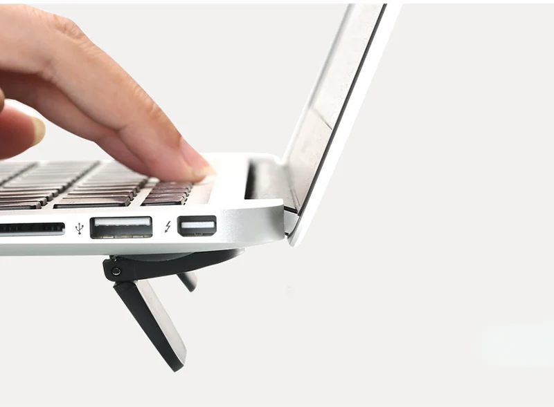 Складная портативная подставка для ноутбука охлаждающая подставка-радиатор Складная для MacBook Air Mac Book Pro настольная подставка для планшета