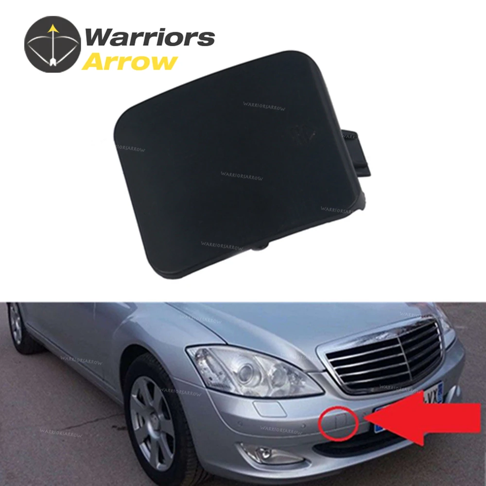 Front Bumper Tow Hook Cover Cap for Mercedes W221 S320 S350 S550 S600 2006-2009