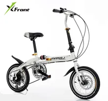 Original X-Front Brand Mini gear wheel disc brakes damping folding bike children bmx lady’s bicycle