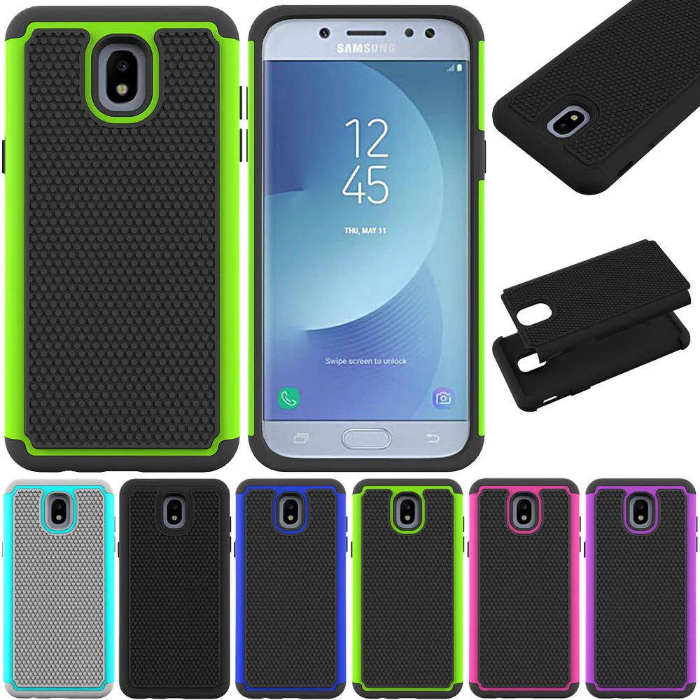 Чехол для Samsung Galaxy J3 2017 J330 / Pro европейская версия двухслойный армированный чехол +