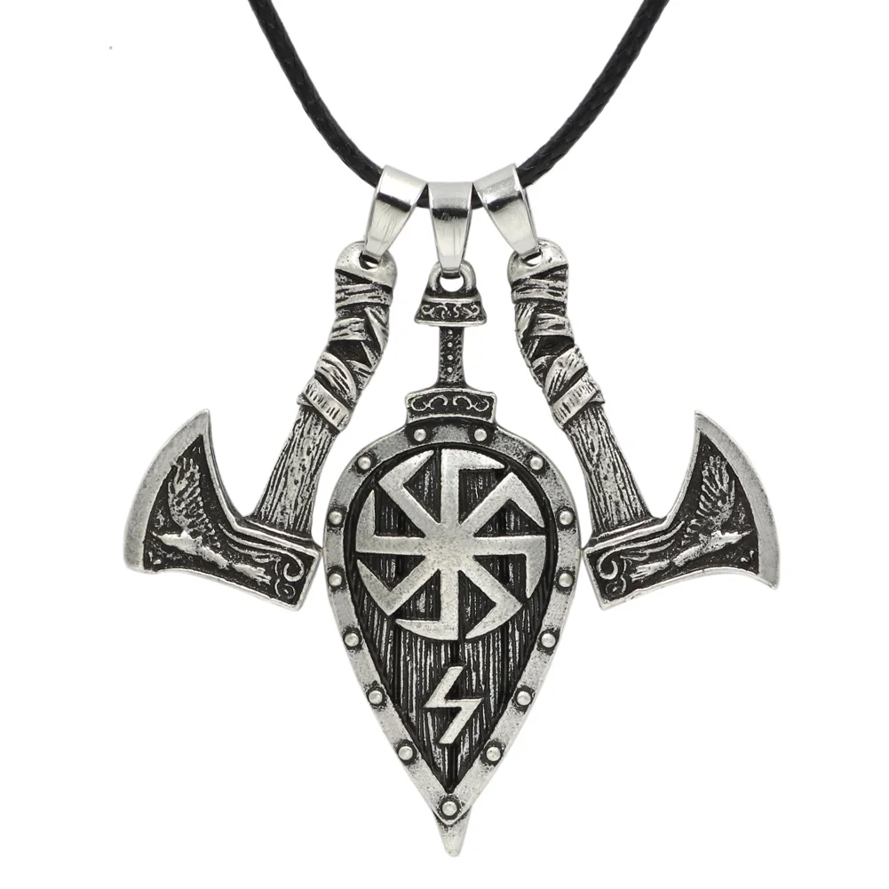 Мужская нержавеющая сталь viking oidn голова волка с тором Молот Мьёльнир кулон ожерелье-король цепь