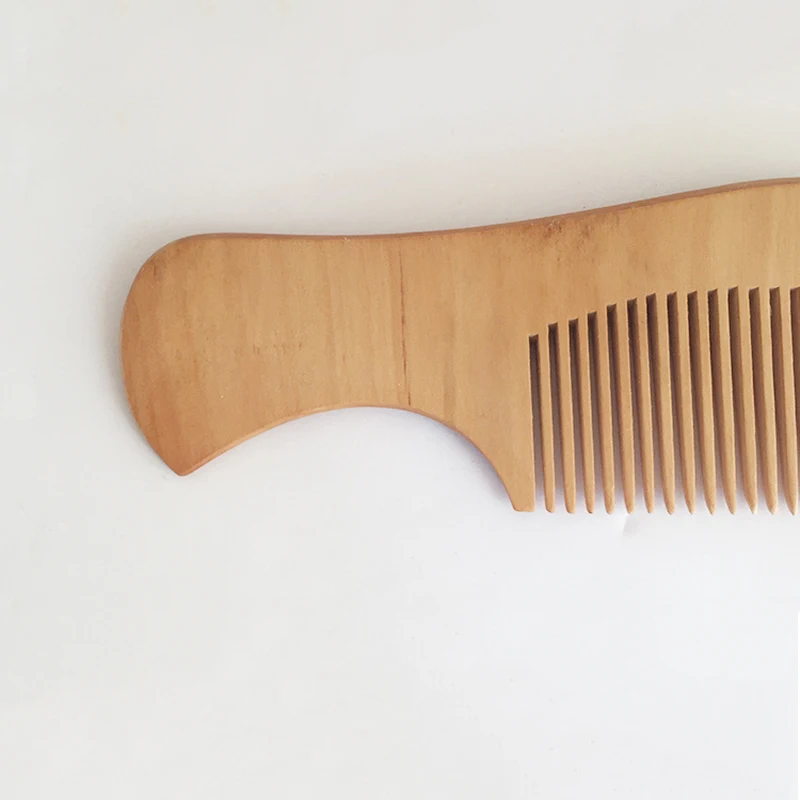 14 см расческа для волос из натурального персикового дерева, расческа для волос, Антистатическая расческа, инструменты для укладки волос