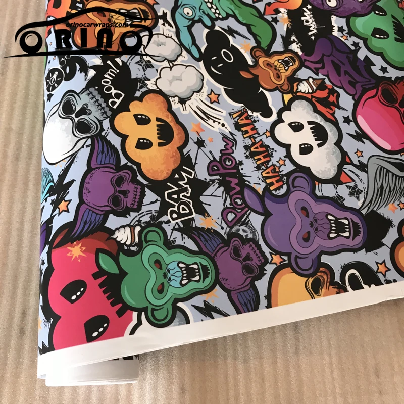 Animal Skull Sticker Bomb Vinyl-5