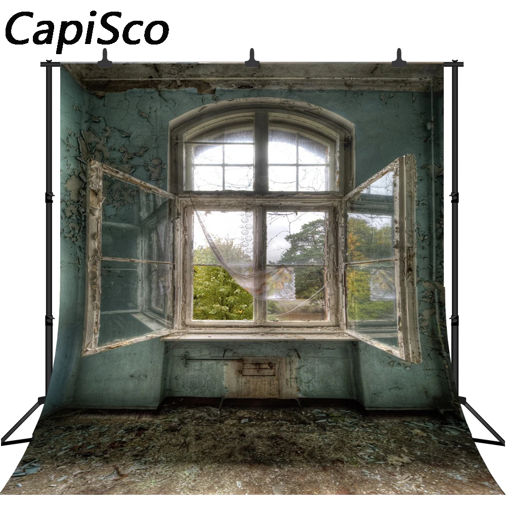 Capisco Old House Interior Arch Window Photography Backgrounds Customized Photographic Backdrops For Photo Studio Capisco Old House Interior Arch Window Photography Backgrounds Customized Photographic Backdrops For Photo Studio