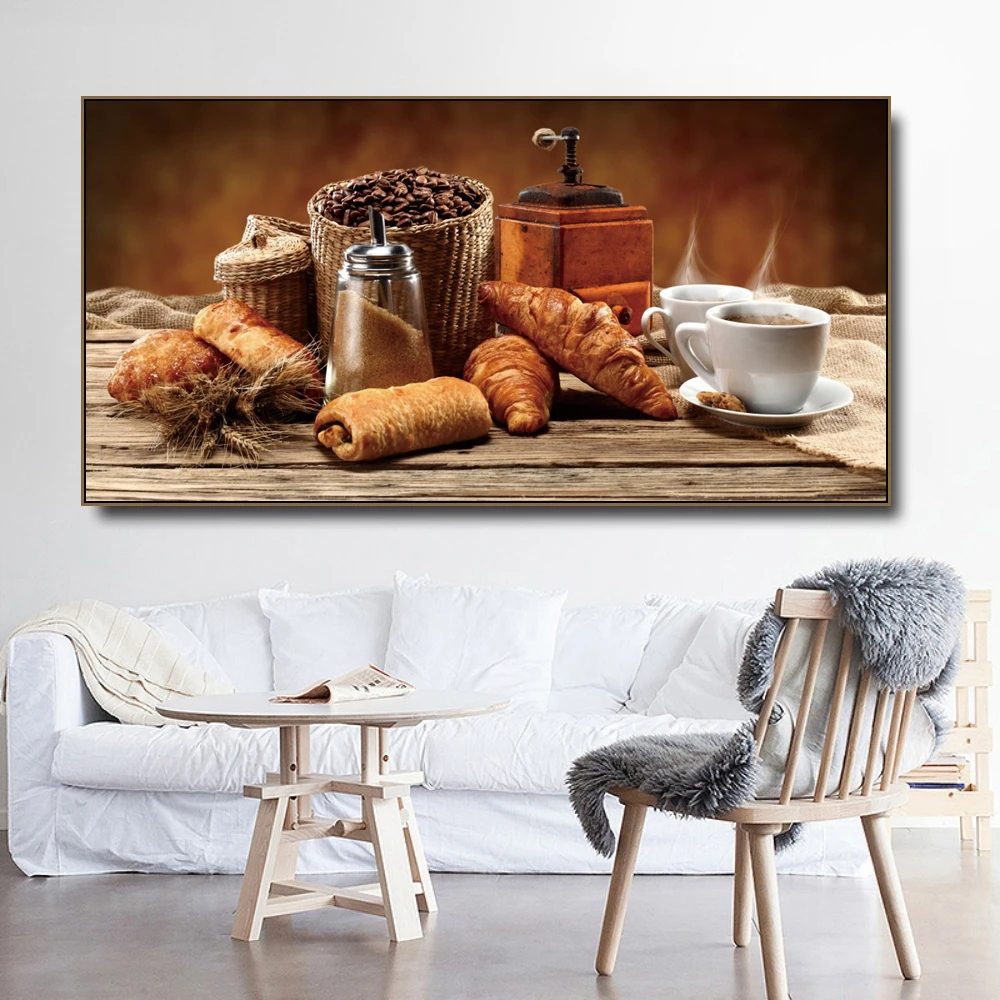 Food Still Life Kitchen Canvas Painting& Calligraphy Poster Print Living Room House Wall Decor Art Home Decoration Picture