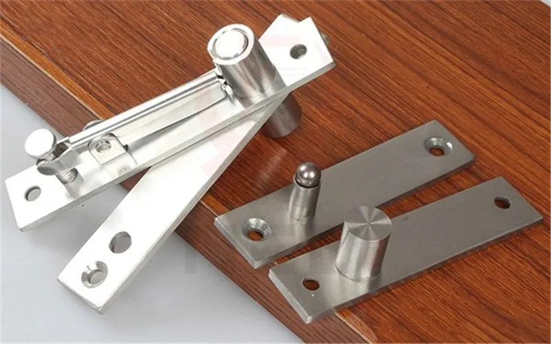 

High Quality Stainless Steel 304 Door Hinge 130x25mm 105x25mm Pivot Hinge 360 Degree Install Up and Down For One Set