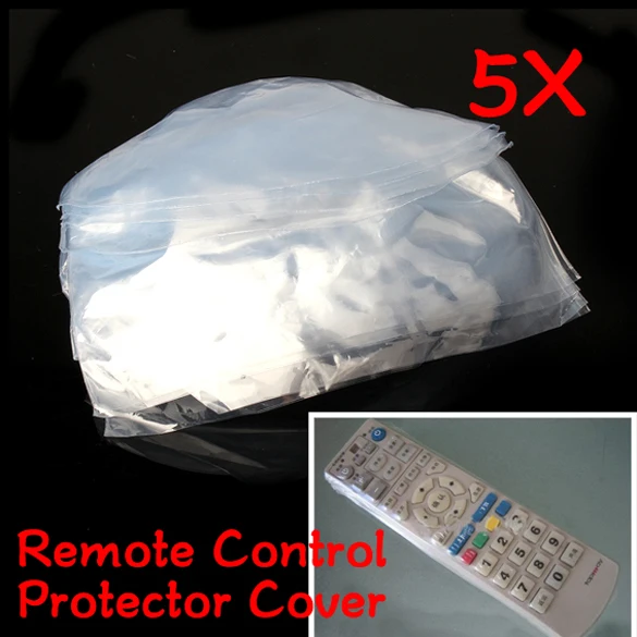

5 Pcs Remote Control Protector Cover Heat Shrink Film for TV Air-Conditioner TB Sale