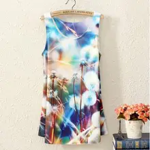 2104 последнее поступление мода печатных женский жилет летняя американских и европейских дизайн без рукавов женские горячей танки